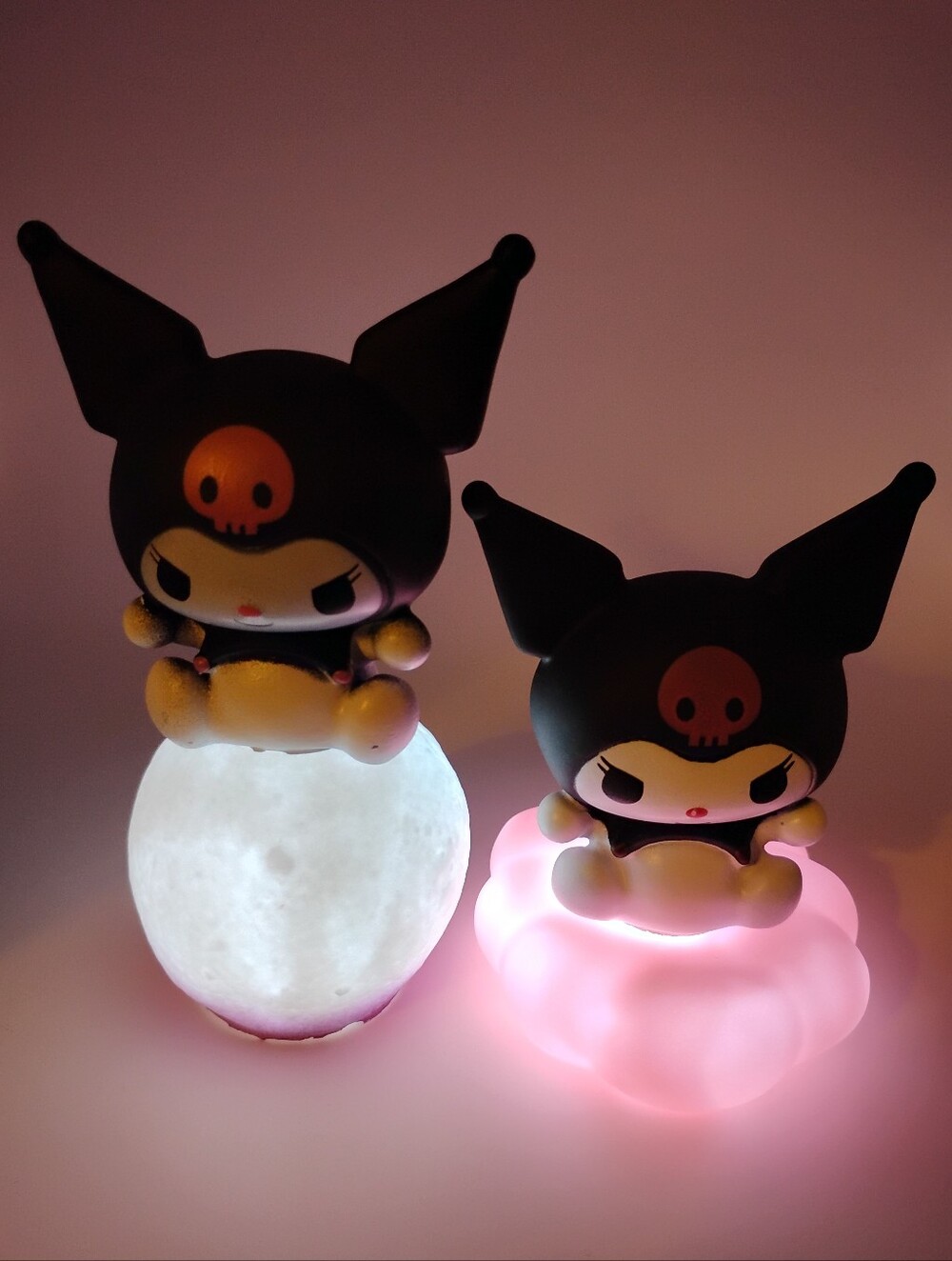 2 Kuromi Portable Battery Operated Night Lights Both Are Brand New